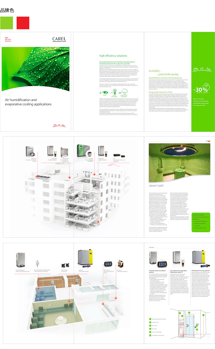 除尘净化，宣传册设计，样本设计